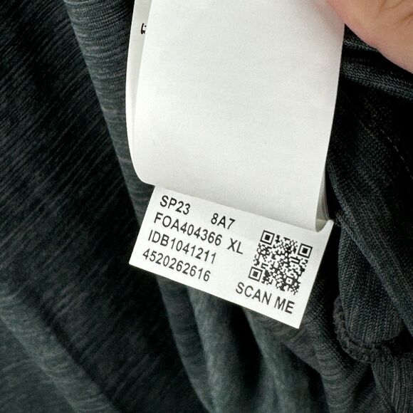 Mens Oakley Short Sleeve Polo Shirt Size XL Geometric Gray Golf Performance - Picture 7 of 8